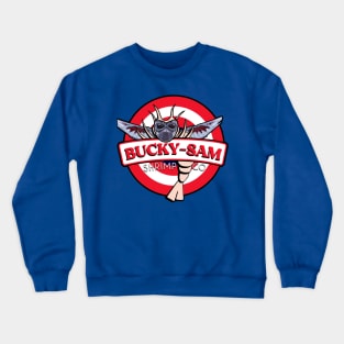 bucky-sam shrimp co Crewneck Sweatshirt